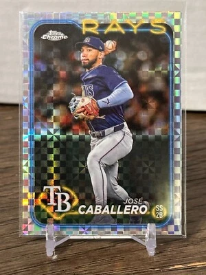 2024 Topps Chrome Update Jose Caballero TB Rays X-FRACTOR #USC24 - Image 1 of 2