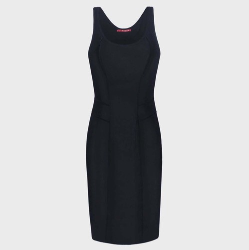 PRADA NUOVO abito da donna nero taglia M 42 8 donna nero abito formale M senza maniche