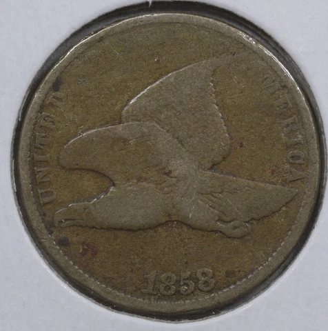 1858 FLYING EAGLE CENT (356) Cover