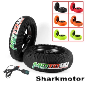 Digital Tire Warmer Tyre Warmer Motorcycle Set 120/165 Front and Rear Race - Picture 1 of 8