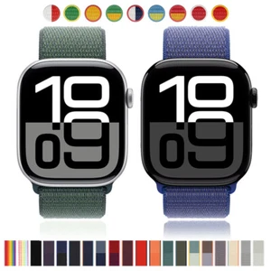 Correa deportiva de nailon 40/44/41/45/42/46/49 mm para Apple Watch 10 9 8 7 6 SE - Imagen 1 de 131