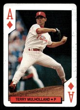 1994 Bicycle Philadelphia Phillies Terry Mulholland #1D Philadelphia Phillies