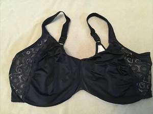 Bali Bra 40C Black Lace Underwire - Picture 1 of 5