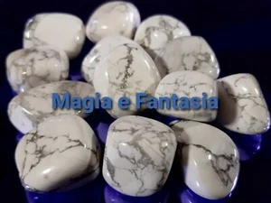 HOWLITE XL Burattati Minerali Cristalloterapia,color,cristallo,quarzo, CHAKRA - Bild 1 von 2