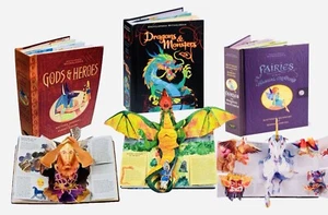 Encyclopedia Mythologica Lot Matthew Reinhart Dragons Monsters Pop Up Book 1st E - Picture 1 of 5
