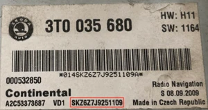 CÓDIGO DE RADIO SKODA - CÓDIGO PIN RADIO DESBLOQUEO ANTIRROBO - Imagen 1 de 3