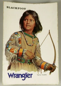 PRL) WRANGLER BLACKFOOT ADESIVO COLLEZIONE STICKER COLLECTION AUTOCOLLANT - Imagen 1 de 1
