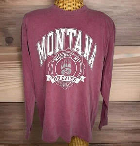 Montana Grizzles Men’s Long Sleeve Shirt, Brand: Blue 84, Size Large, New - Picture 1 of 7