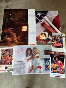 SNAP-ON OFFICIAL GIRL SWIMSUIT PINUP WALL CALENDARS 1989-1992 & 5 PROMO POSTERS! - Picture 1 of 13