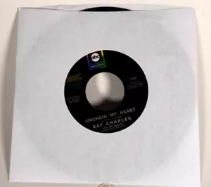 RAY CHARLES 45 RPM UNCHAIN MY HEART / YOU DON'T KNOW ME - EX - Picture 1 of 3