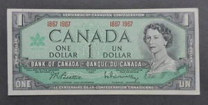 KANADA 1 $ KNACKIGE UNZ 1967 BANKNOTE "CANADA'S 1ST. PARLAMENT" DOSE.VERSAND $1,99 KAMM. - Bild 1 von 2