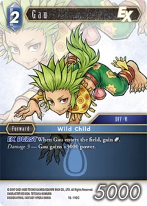 Gau [Final Fantasy TCG] Trading Card - SQUARE ENIX [NEAR MINT] 15-110C - Picture 1 of 2
