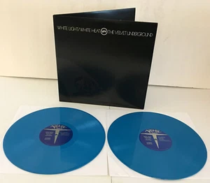 VELVET UNDERGROUND white light white heat 2Lp BLUE COLORED Vinyl DOUBLE Record - Picture 1 of 3