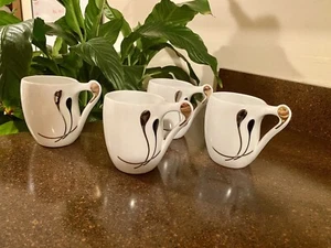 FUJIMORI COLLECTION KATO KOGEI JAPAN SIMPLICITY 12 Oz Coffee Mugs Set Of 4 - Picture 1 of 11