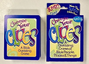 Bible Card Game, Choose Your Clues A Guessing Faith Building Game, 1999 Complete - Picture 1 of 20