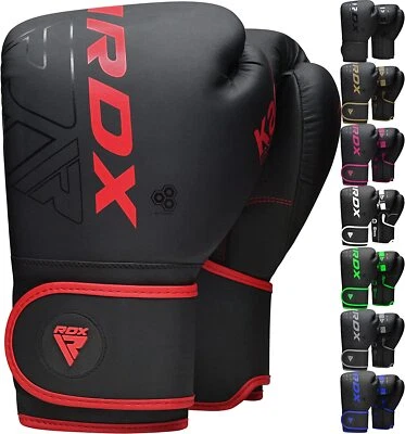RDX Boxing Gloves for Men Women MMA Sparring Gloves Muay Thai Kickboxing Gloves - Image 1 of 3