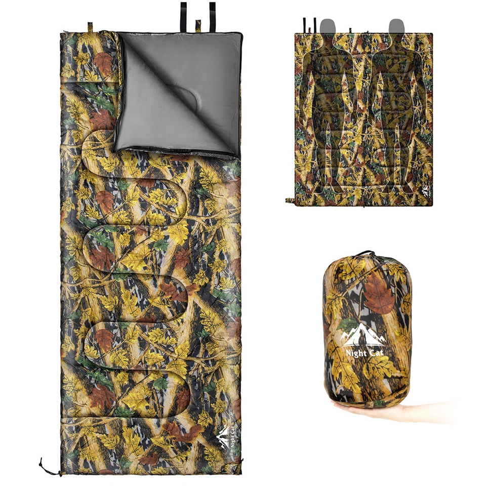 Sleeping Bags for Adults Backpacking Lightweight Waterproof Cold Weather Thermal - Image 1 of 4