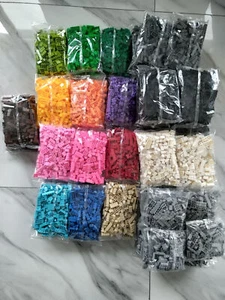 Bulk Building Blocks Large bricks 17 Single colour 260g Free assembly Compatible - Picture 1 of 30