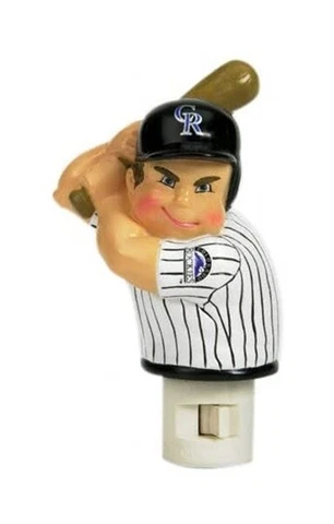 Colorado Rockies 5" Grand Slam Night Light NEW MLB BASEBALL Cover
