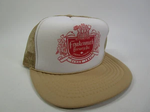 Vintage Frankenmuth Brewery Inc. 1862 Beer Trucker Cap Hat Snap Back  - Picture 1 of 3