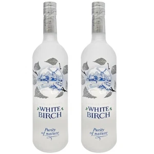 White Birch Wodka, 40% vol. 2 x 0,5 l, Premium Wodka in besonderen Flasche