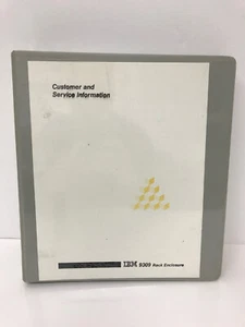 MANUAL DE INFORMACIÓN AL CLIENTE Y SERVICIO GABINETE EN RACK IBM 9309 SX24-4094-0 - Imagen 1 de 8