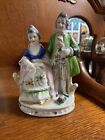Vintage 4" Porcelain Victorian Couple Figurine Made In Occupied Japan