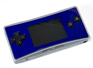Placa frontal TOTALMENTE NUEVA para Nintendo Game Boy Micro GBM azul - Imagen 1 de 2