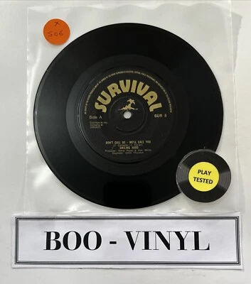 Smiling Hard~ Don't Call Us We'll Call You ~ 7" vinyl Record Soul Funk VG+ - Bild 1 von 4