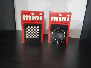 2 GIOCHI MINI ROWENTA SPIELE GAMES JEUX DAME E SORRY VINTAGE - Imagen 1 de 3