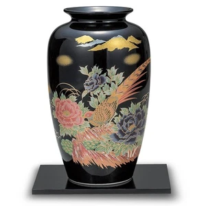 Kutani Ware Waza-no-Kura Vase Pfingstrose und Gold Fasan Design Made in Japan - Bild 1 von 3