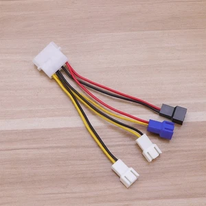 4 Pin Power Cable PC Component 4p Bis 3pin Lüfterkabel Verlängerungskabel - Photo 1/12