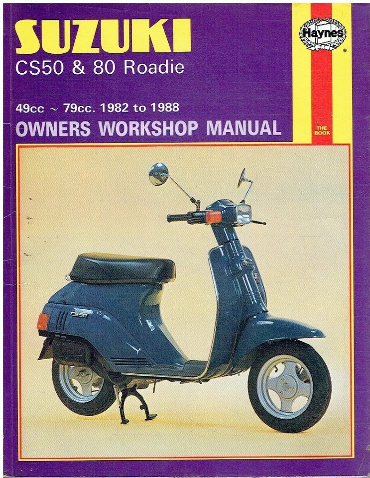 SUZUKI CS50 & CS80 ROADIE ( 1982 - 1988 ) OWNERS WORKSHOP MANUAL - Image 1 of 1