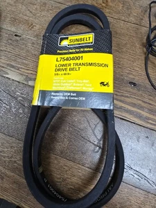 x1 ✅  SUNBELT Lower Transmission Drive Belt L75404001   5/8"  x  68.9 in - Bild 1 von 5