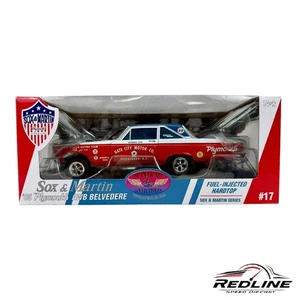 🔥Ertl 1965 Plymouth AWB Belvedere Sox & Martin Supercar Collectibles 1:18 GS🔥 - Picture 1 of 8