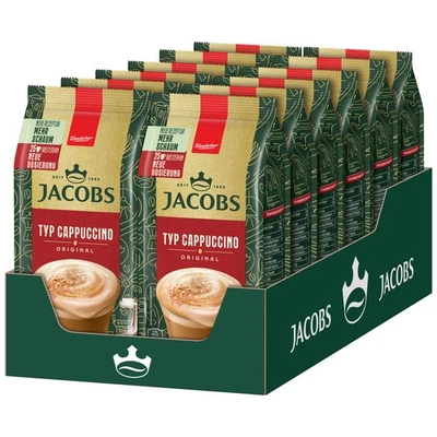 JACOBS Löskaffee TYP CAPPUCCINO 12 x 290 g Beutel löslicher Kaffee Intantkaffee - Bild 1 von 4