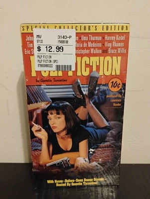 Pulp Fiction (VHS, 1996, Special Collectors Edition) NEW/SEALED - Image 1 of 4