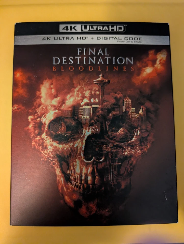 Final Destination: Bloodlines (2025) 4K UHD w/slipcover - Image 1 of 1