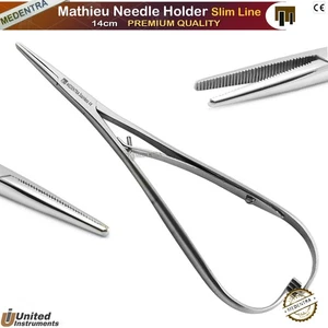 Dental Mathieu Needle Driver Surgical Narrow Tip Ligating Ortho Suturing Plier - Picture 1 of 3