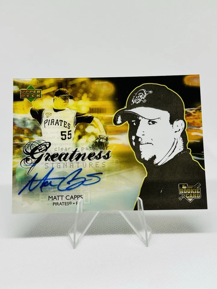 2006 Upper Deck Future Stars Clear Path to Greatness Signatures Matt Capps #157 - Image 1 of 2