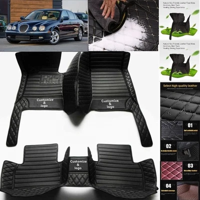 For Jaguar S-Type Car Floor Mats Custom Waterproof Auto Liners Carpets Foto 1 de 4