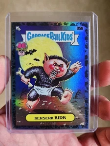 2025 Worst of Garbage Pail Kids 40th Anniversary Black 4/10 Berserk Kirk 35b - Picture 1 of 3