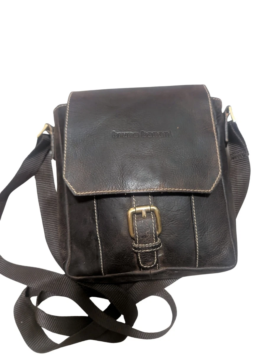 Bruno Banani All Over Washbag – Braune Kosmetiktasche Für Herren (23x37x10 Cm) Mit Reißverschluss