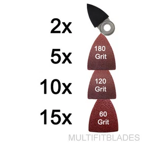 32pc Oscillating Tool Finger Size Sanding Kit - fits older Ryobi Job Plus models - Picture 1 of 1