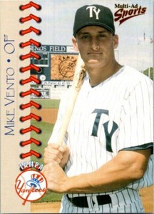 1999 Multi-Ad Tampa Yankees Minor League Baseball Card #26 Mike Vento 