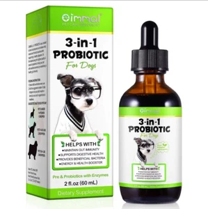 3-in-1 Natural Probiotic for Dogs – Gut Health, Diarrhea Relief & Itchy Skin - Picture 1 of 9