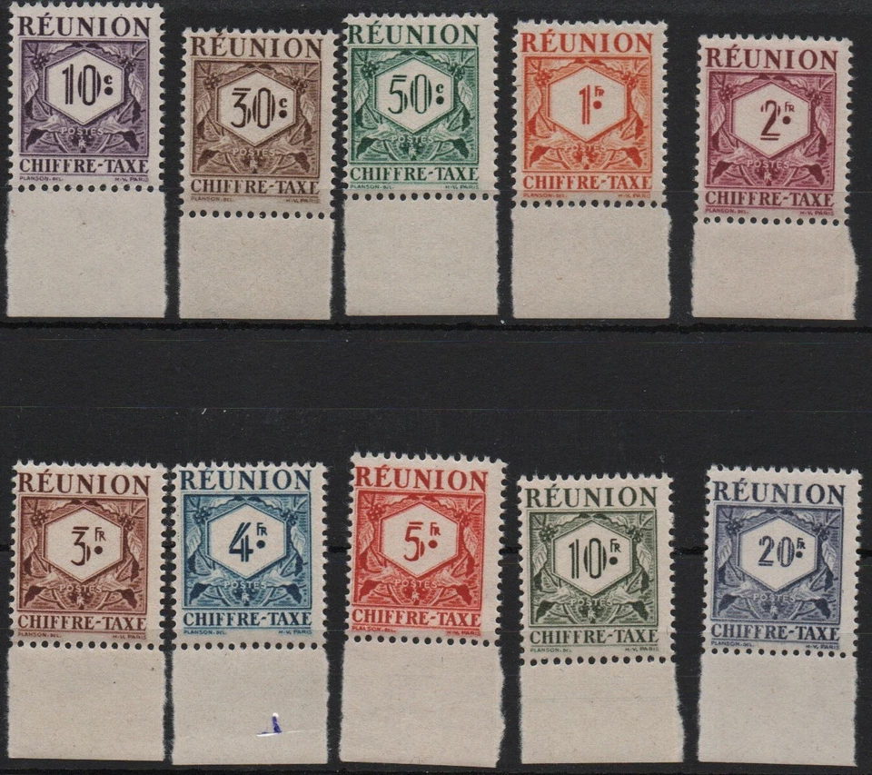 Reunion small lot MNH stamps 1947 - Image 1 of 1