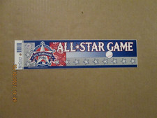 MLB Texas Rangers Vintage Circa 1995 All Star Game Team Logo Bumper Sticker