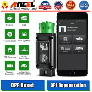 Herramienta de diagnóstico de regeneración DPF camión de servicio pesado todo sistema escáner ANCEL OBD2 - Imagen 1 de 6
