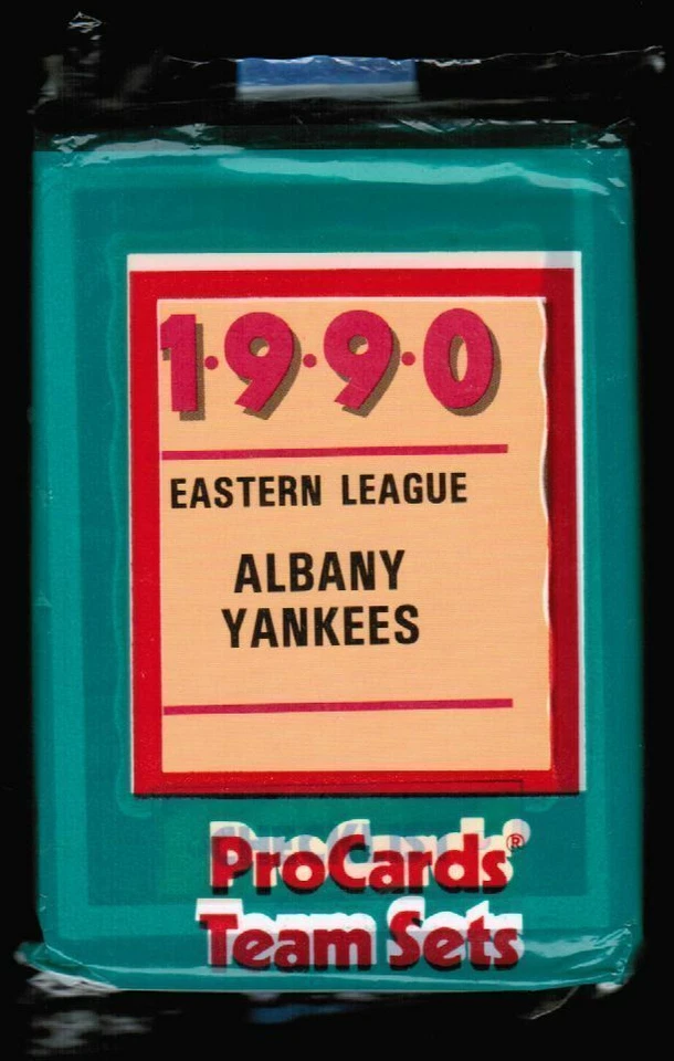 1990 Procards Albany Yankees Minor League w/ Bernie Williams - Image 1 of 1